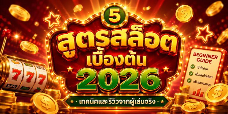 สูตรสล็อตเบื้องต้น เทคนิคและรีวิวจากผู้เล่นจริง